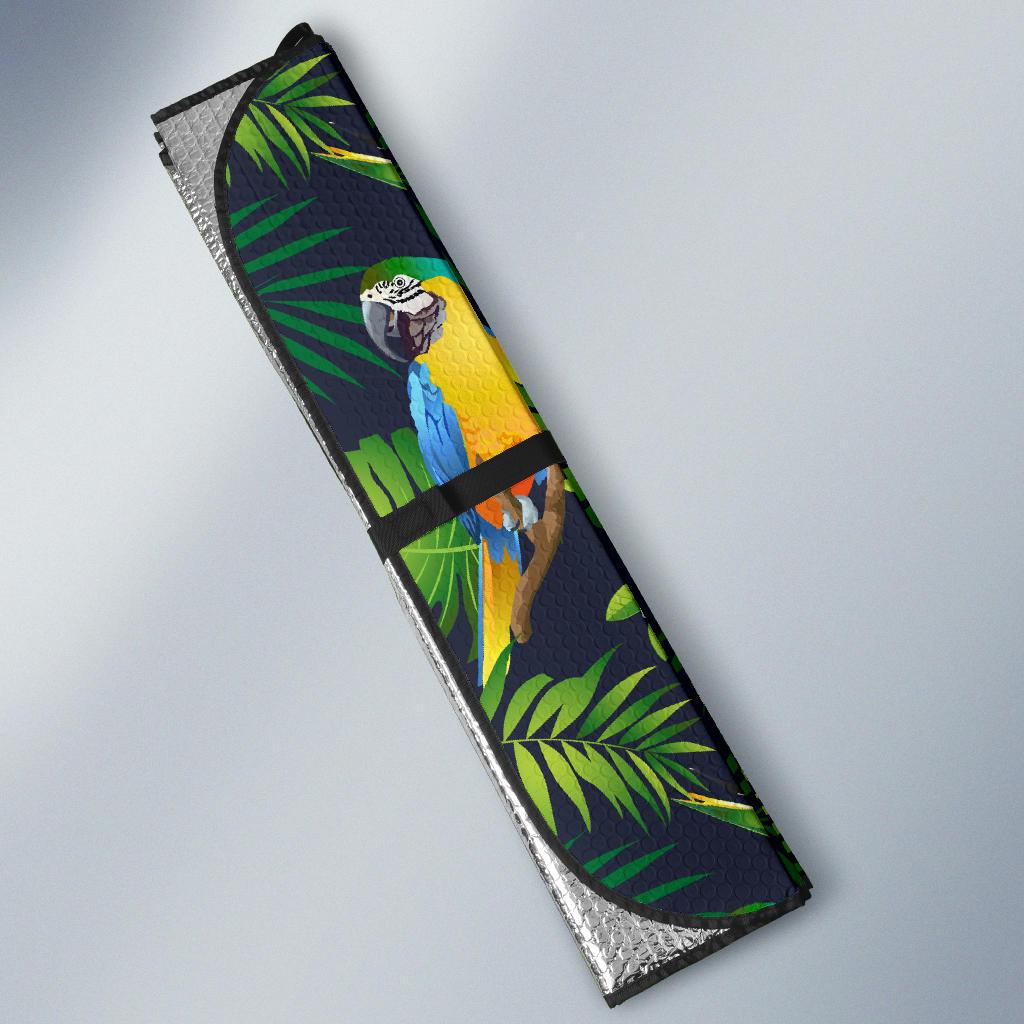 Parrot Pattern Print Design A03 Car Sun Shades-JORJUNE.COM