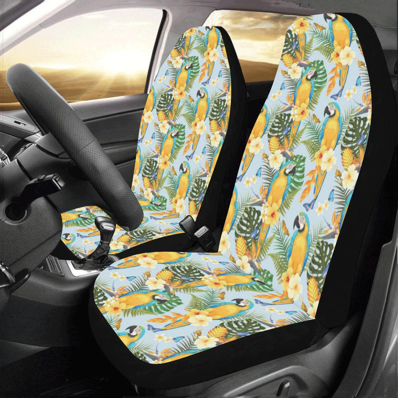 Parrot Pattern Print Design A04 Car Seat Covers (Set of 2)-JORJUNE.COM