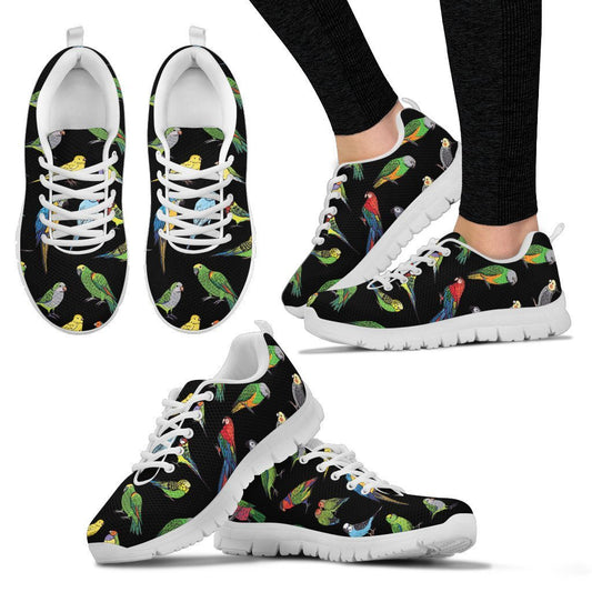 Parrots Pattern Women Sneakers