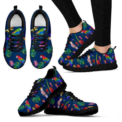 Parrots printed embroidered Style Women Sneakers