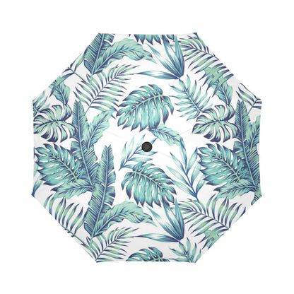 Pattern Tropical Palm Automatic Foldable Umbrella