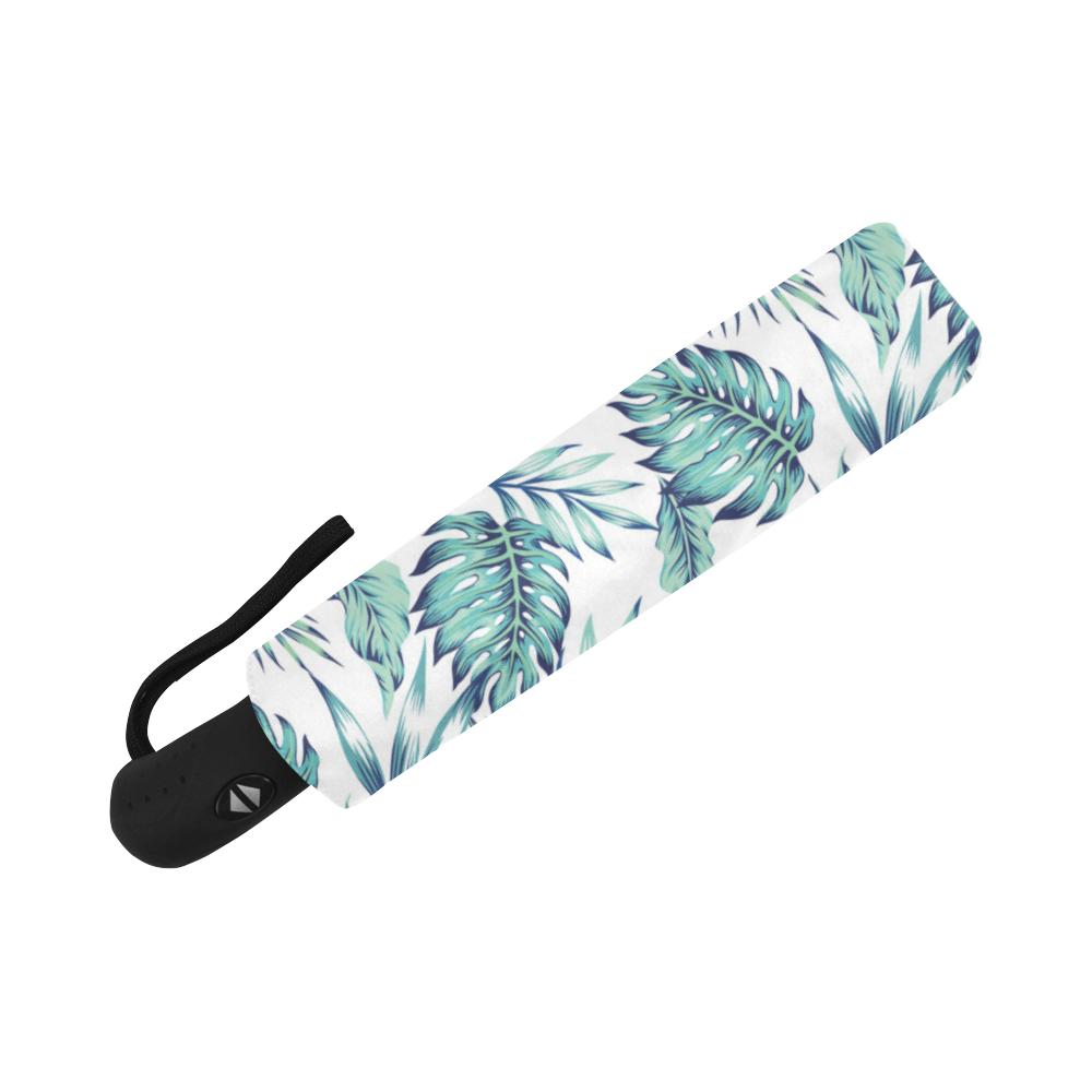 Pattern Tropical Palm Automatic Foldable Umbrella