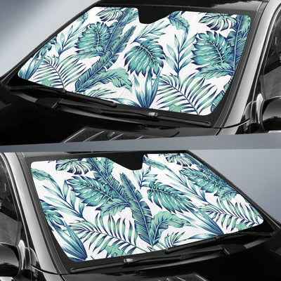 Pattern Tropical Palm Leaves Car Sun Shade-JorJune