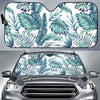 Pattern Tropical Palm Leaves Car Sun Shade-JorJune