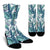 Pattern Tropical Palm Leaves Crew Socks