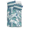 Pattern Tropical Palm Leaves Duvet Cover Bedding Set
