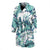 Pattern Tropical Palm Leaves Men Bath Robe