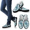 Pattern Tropical Palm Leaves Men Canvas Slip On Shoes