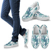 Pattern Tropical Palm Leaves Men Canvas Slip On Shoes