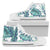 Pattern Tropical Palm Leaves Men High Top Shoes