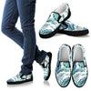 Pattern Tropical Palm Leaves Men Slip On Shoes