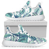 Pattern Tropical Palm Leaves Mesh Knit Sneakers Shoes