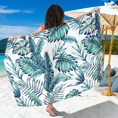 Pattern Tropical Palm Leaves Sarong Pareo Wrap