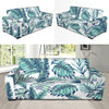 Pattern Tropical Palm Leaves Sofa Slipcover-JORJUNE.COM