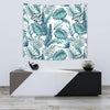 Pattern Tropical Palm Leaves Tapestry