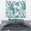 Pattern Tropical Palm Leaves Tapestry