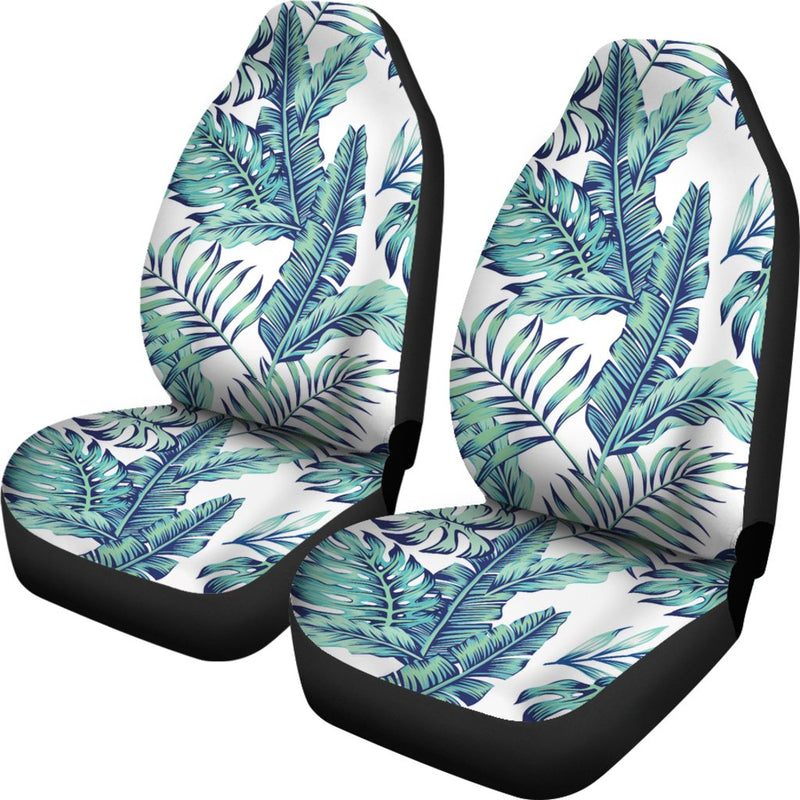 Pattern Tropical Palm Leaves Universal Fit Car Seat Covers