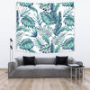 Pattern Tropical Palm Leaves Wall Tapestry