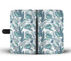 Pattern Tropical Palm Leaves Wallet Phone Case