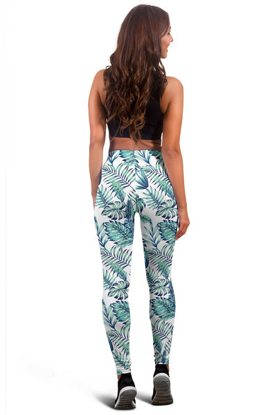 Pattern Tropical Palm Leaves Women Leggings