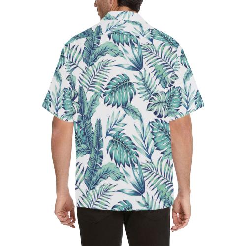 Pattern Tropical Palm Men Hawaiian Shirt