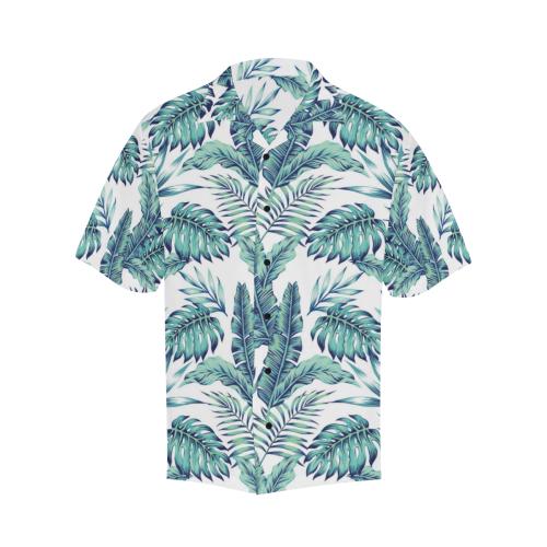 Pattern Tropical Palm Men Hawaiian Shirt