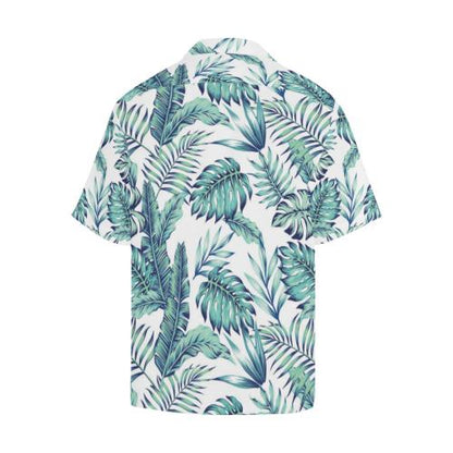 Pattern Tropical Palm Men Hawaiian Shirt