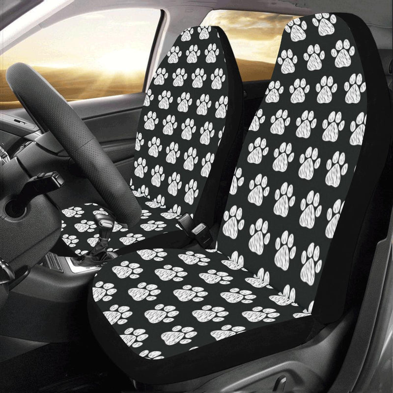 Paw Pattern Print Design A02 Car Seat Covers (Set of 2)-JORJUNE.COM