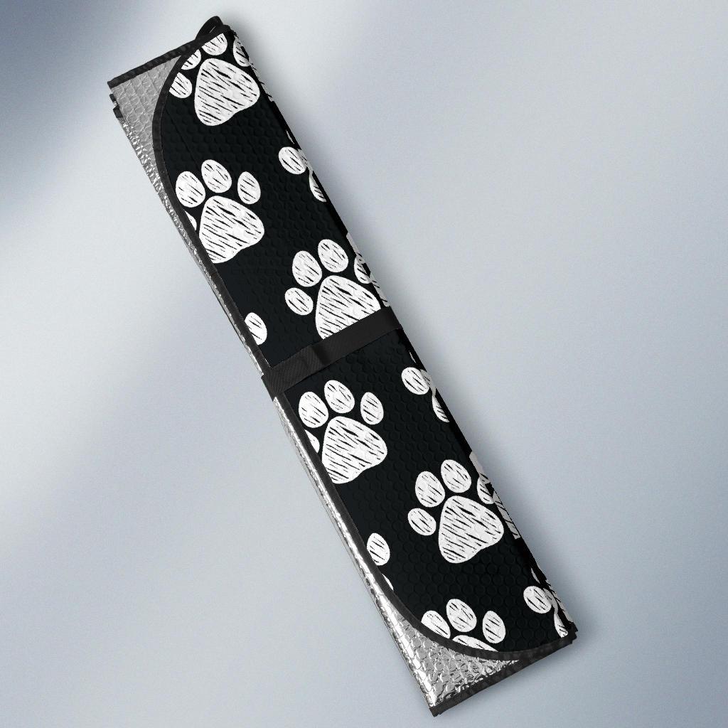 Paw Pattern Print Design A02 Car Sun Shades-JORJUNE.COM