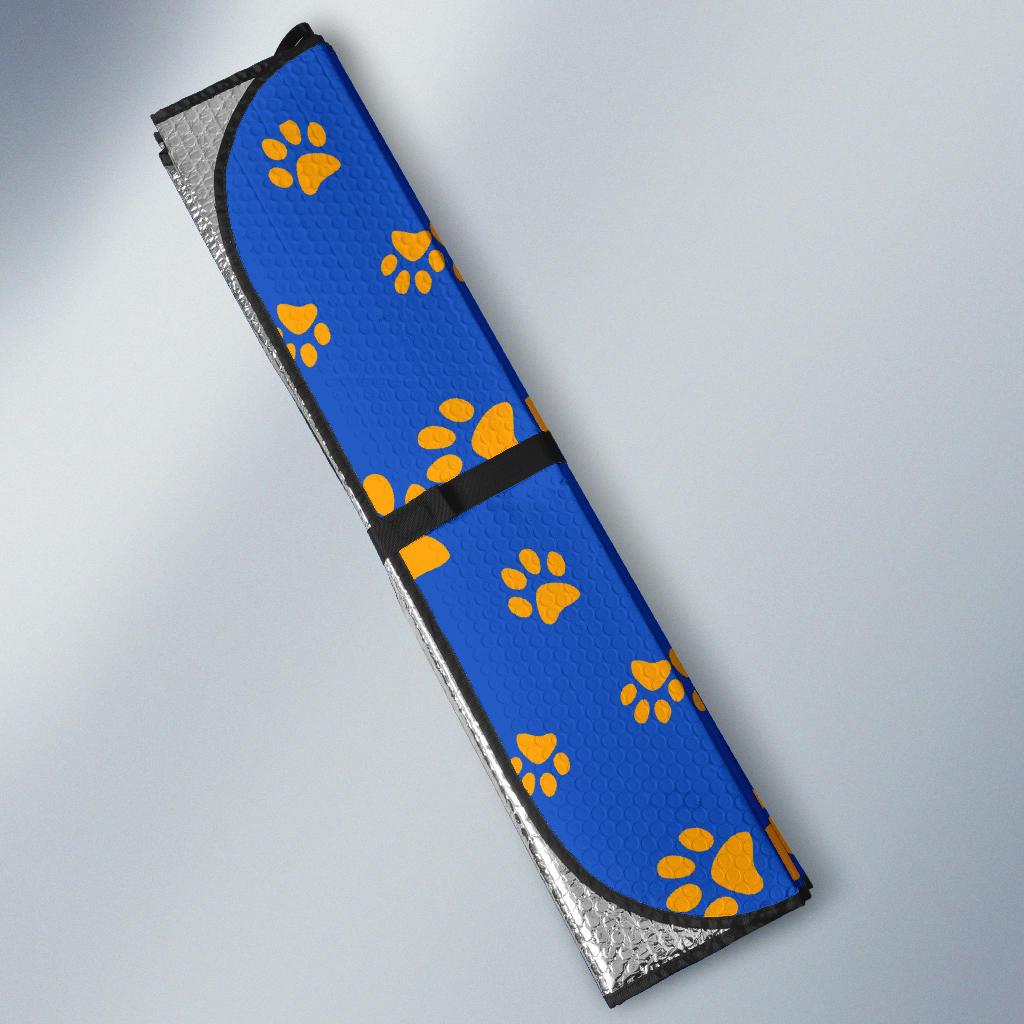Paw Pattern Print Design A03 Car Sun Shades-JORJUNE.COM