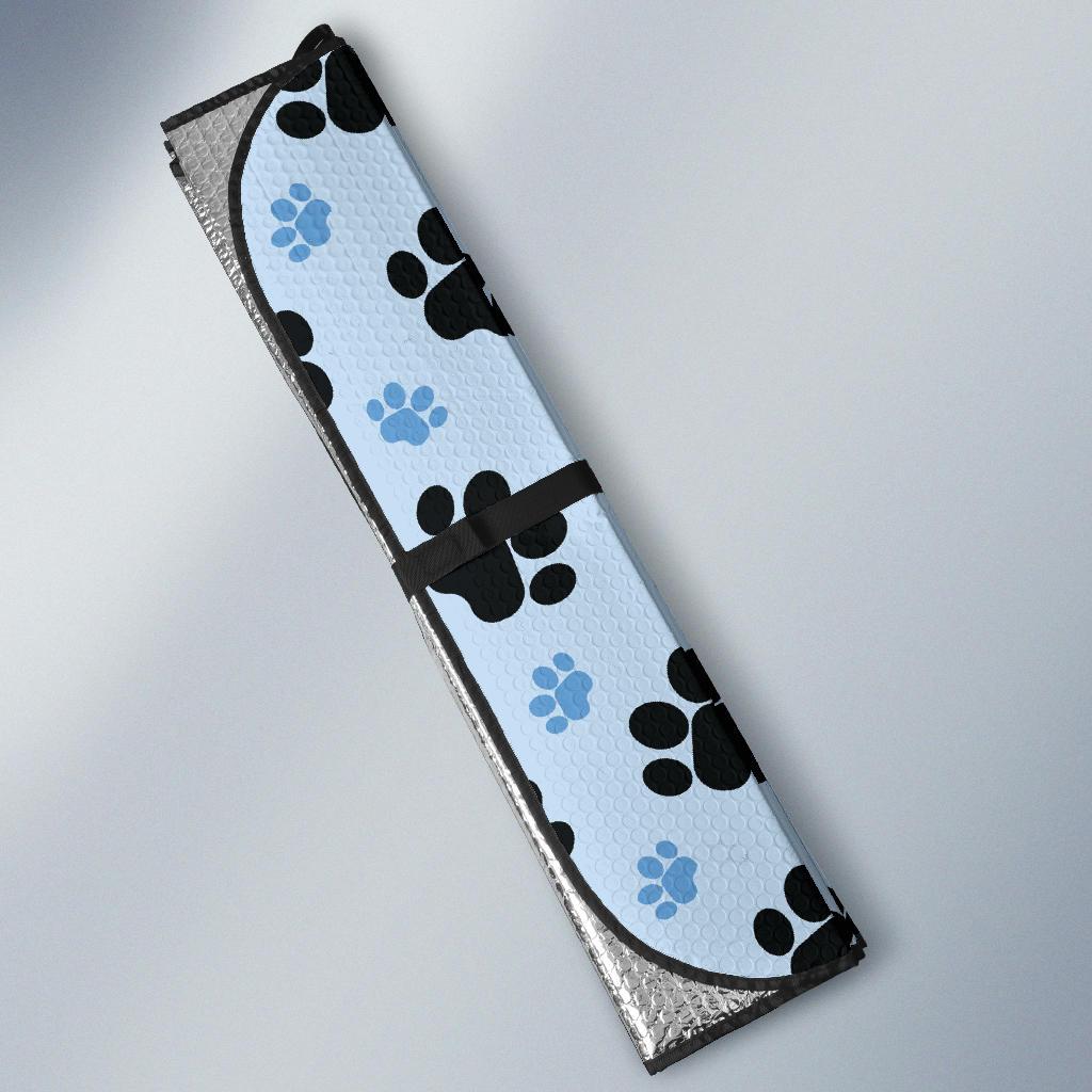 Paw Pattern Print Design A04 Car Sun Shades-JORJUNE.COM