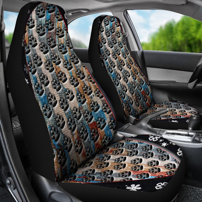 Paws Pattern Design Universal Fit Car Seat Covers