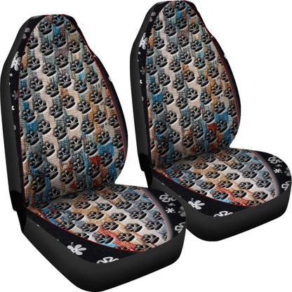 Paws Pattern Design Universal Fit Car Seat Covers