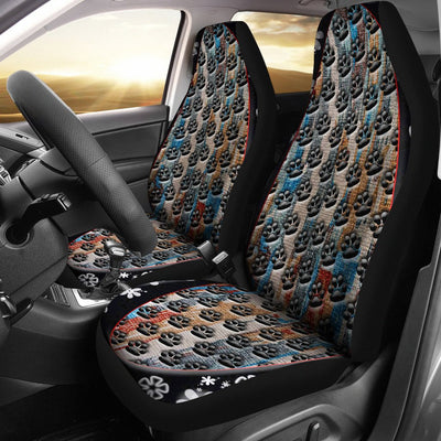Paws Pattern Design Universal Fit Car Seat Covers