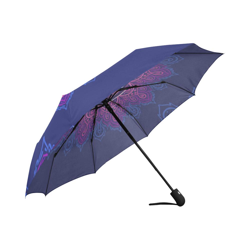 Peace Blue Mandla Automatic Foldable Umbrella