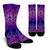 Peace Blue Mandla Crew Socks