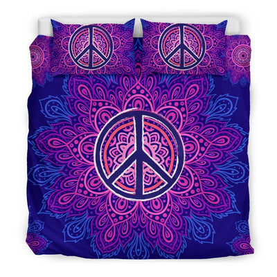 Peace Blue Mandla Duvet Cover Bedding Set