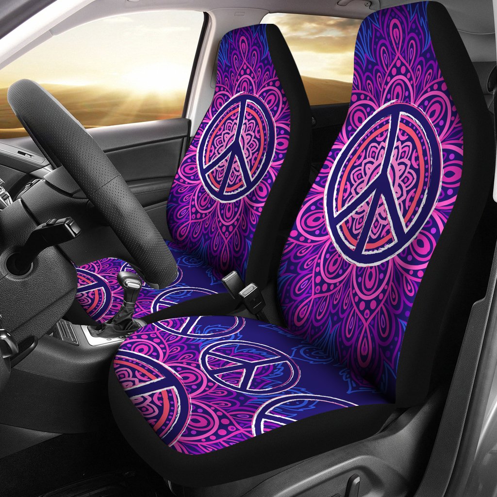 Peace Blue Mandla Universal Fit Car Seat Covers