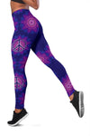 Peace Blue Mandla Women Leggings