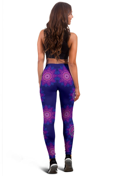 Peace Blue Mandla Women Leggings