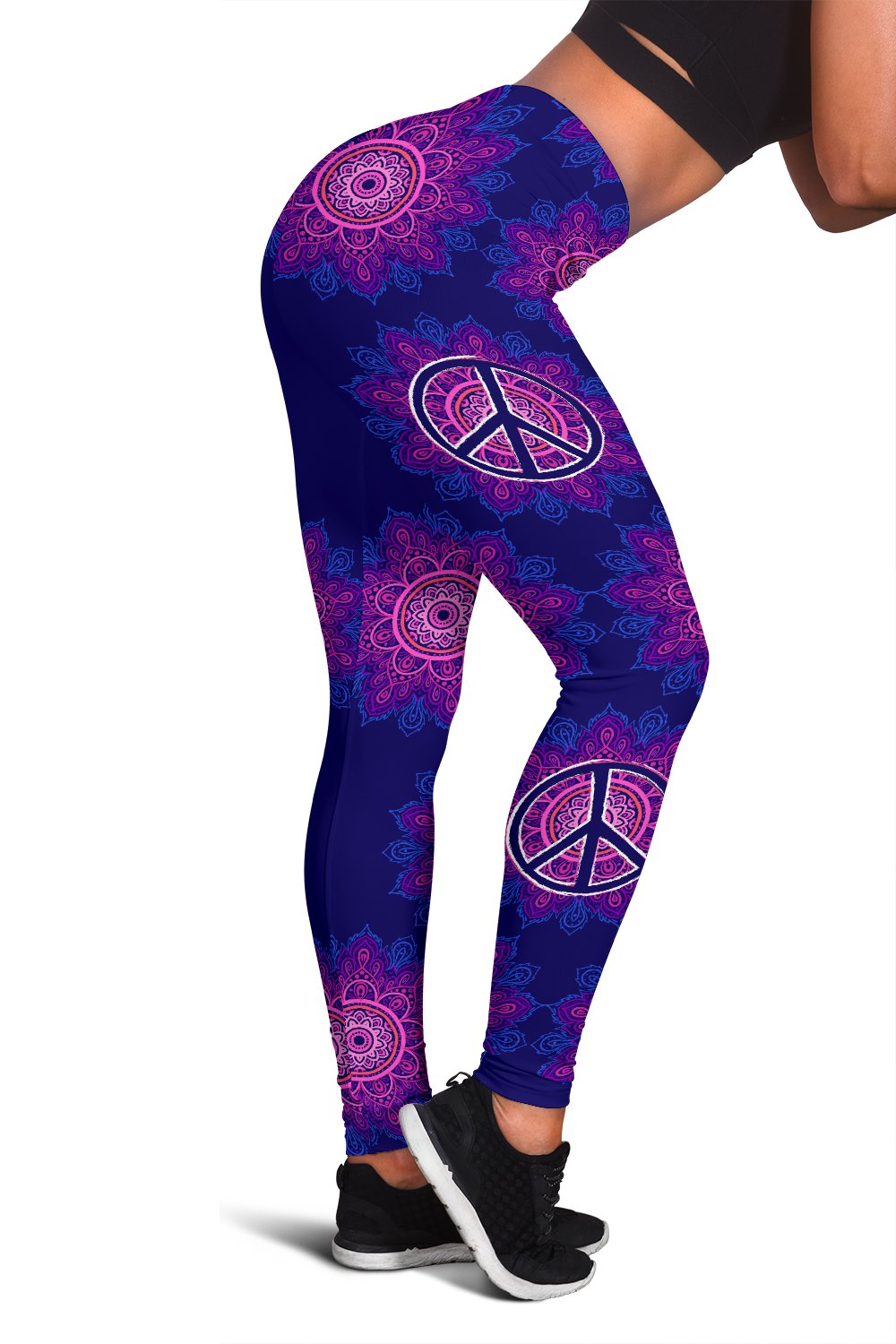 Peace Blue Mandla Women Leggings