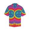 Peace Hippie Tie Dry Print Men Hawaiian Shirt