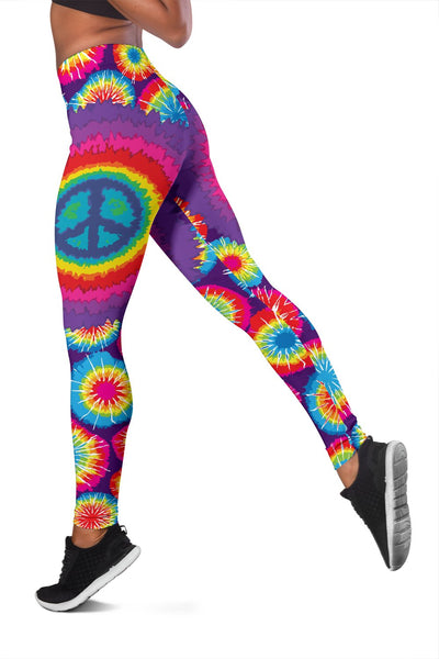 Peace Hippie Tie Dry Women Leggings