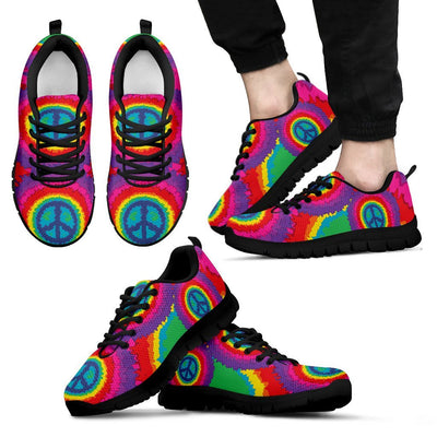 Peace Hippie Tie Dry Men Sneakers
