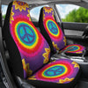 Peace Hippie Tie Dry Universal Fit Car Seat Covers
