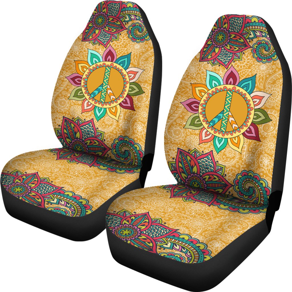 Peace Mandala Universal Fit Car Seat Covers