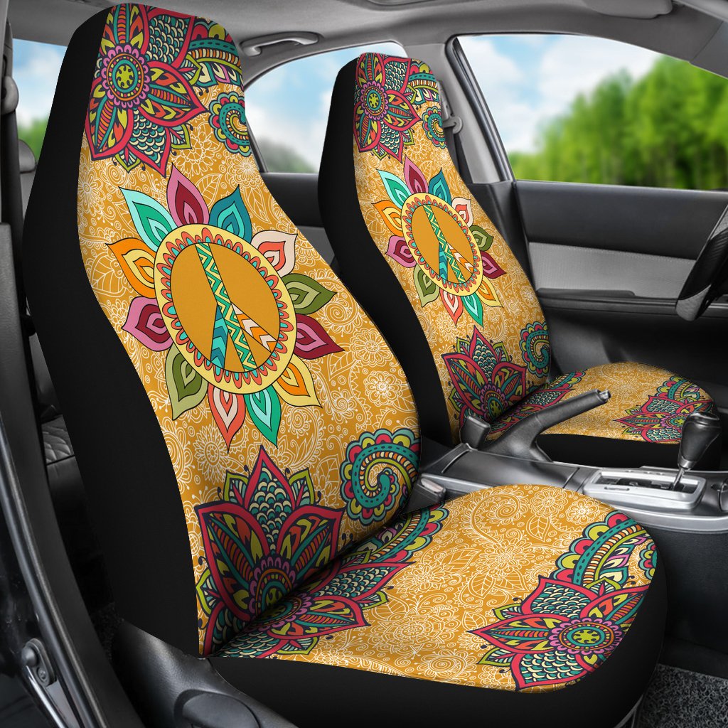 Peace Mandala Universal Fit Car Seat Covers