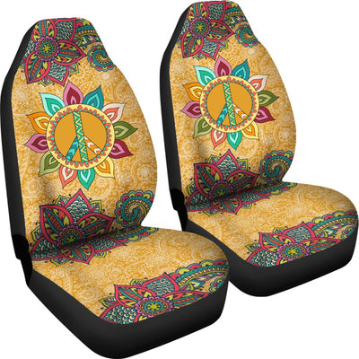 Peace Mandala Universal Fit Car Seat Covers