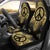Peace sign Gold Mandala Universal Fit Car Seat Covers