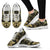 Peace sign Gold Mandala Women Sneakers